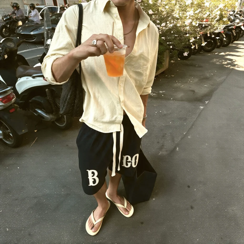 Baggy Jogger Short Navy Man